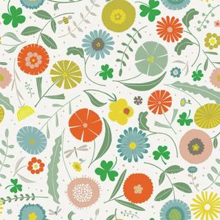 Vector flourish wallpaper