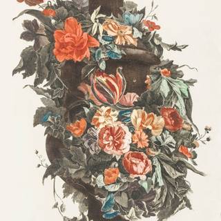 Vector flourish wallpaper