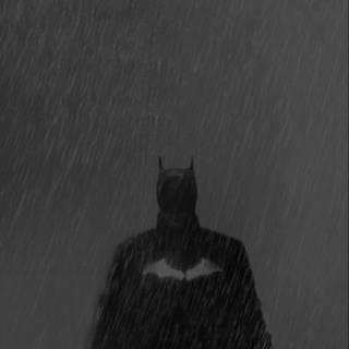 Batman in rain wallpaper