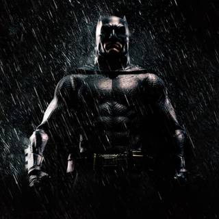 Batman in rain wallpaper