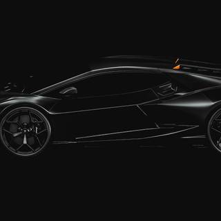 Lamborghini Revuelto black wallpaper