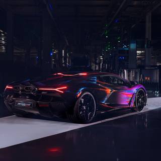 Lamborghini Revuelto black wallpaper
