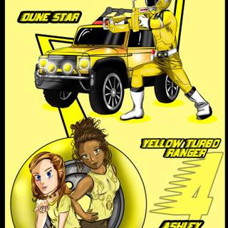 Power Rangers Operation Overdrive Yellow Ranger wallpaper