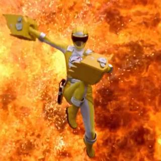 Power Rangers Operation Overdrive Yellow Ranger wallpaper