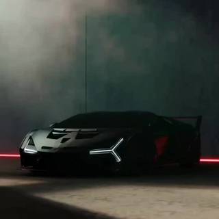 Lamborghini Revuelto black wallpaper
