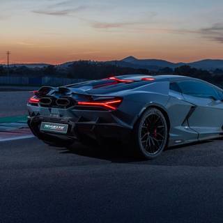 Lamborghini Revuelto black wallpaper