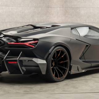 Lamborghini Revuelto black wallpaper