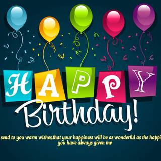 Your birthday is today wallpaper