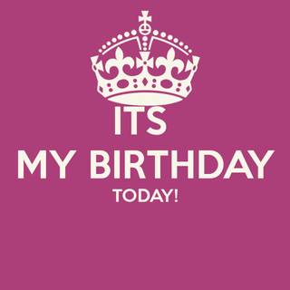 Your birthday is today wallpaper