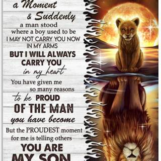 Lion father and son quotes wallpaper