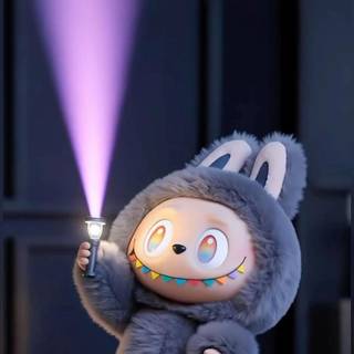 Preppy Labubu wallpaper