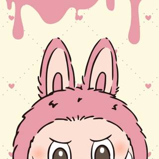 Preppy Labubu wallpaper