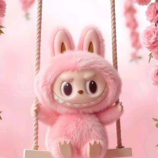 Preppy Labubu wallpaper