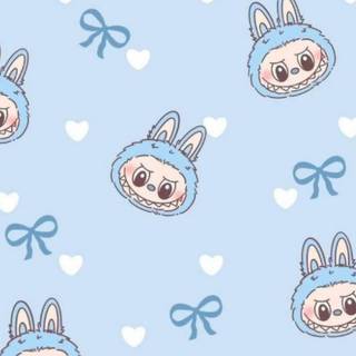 Preppy Labubu wallpaper