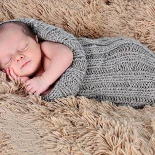 Cute boy sleeping wallpaper