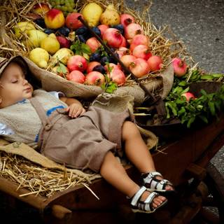 Cute boy sleeping wallpaper