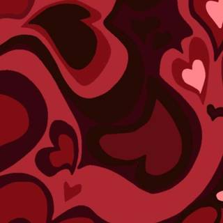 Smooth red wallpaper