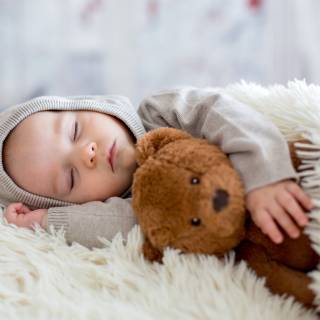 Cute boy sleeping wallpaper