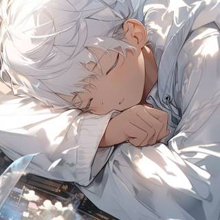Cute boy sleeping wallpaper
