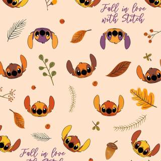 Stitch November wallpaper