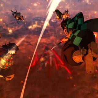 All Hashira with Tanjiro wallpaper