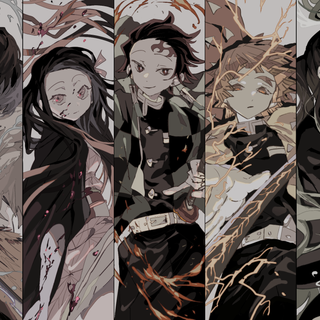 All Hashira with Tanjiro wallpaper