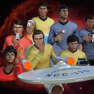 3D Star Trek wallpaper