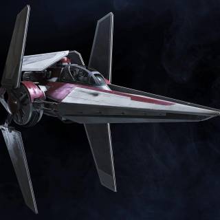 Alpha-3 Nimbus-class V-wing starfighter wallpaper