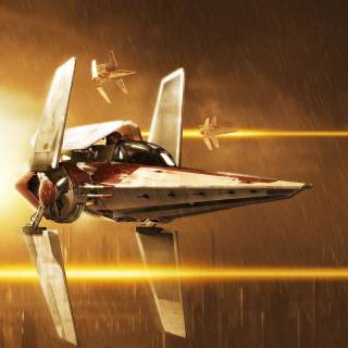 Alpha-3 Nimbus-class V-wing starfighter wallpaper
