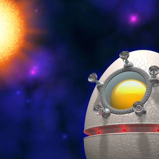 Chicken stars wallpaper