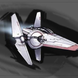 Alpha-3 Nimbus-class V-wing starfighter wallpaper