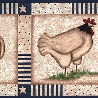 Chicken stars wallpaper