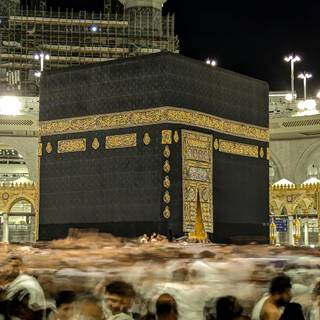 Makkah night wallpaper