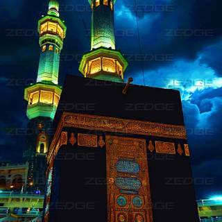 Makkah night wallpaper