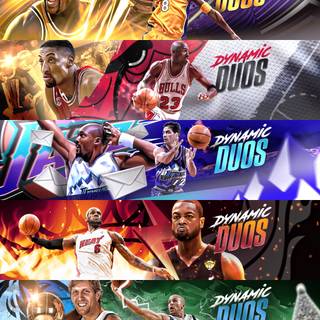 NBA duos wallpaper