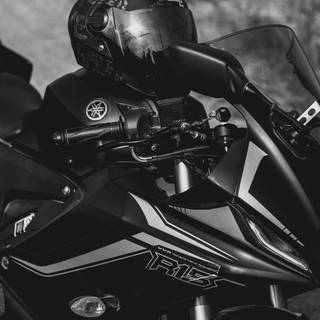 Black and white bike wallpaper
