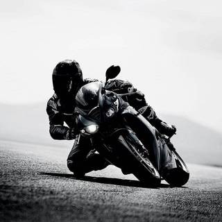 Black and white bike wallpaper