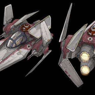 Alpha-3 Nimbus-class V-wing starfighter wallpaper