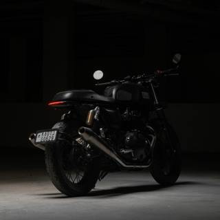 Black and white bike wallpaper