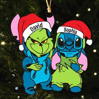 Stitch and Angel Christmas wallpaper