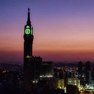Makkah night wallpaper