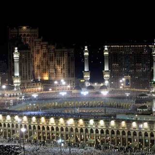 Makkah night wallpaper