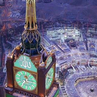 Makkah night wallpaper