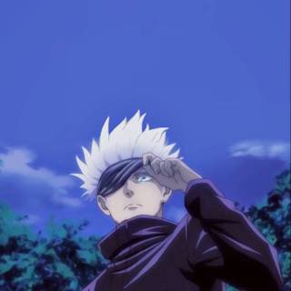 Jujutsu Kaisen blue wallpaper