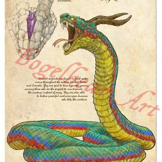 Horned Serpent wallpaper