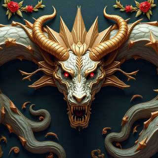 Horned Serpent wallpaper
