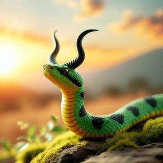 Horned Serpent wallpaper