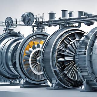Steam turbine wallpaper