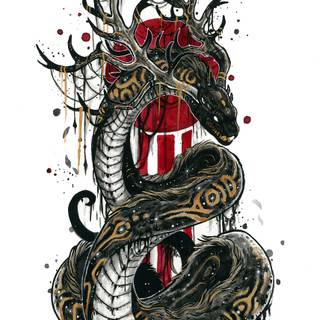 Horned Serpent wallpaper