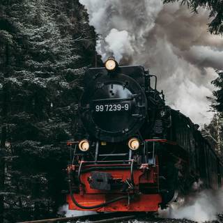 Steam train phone wallpaper